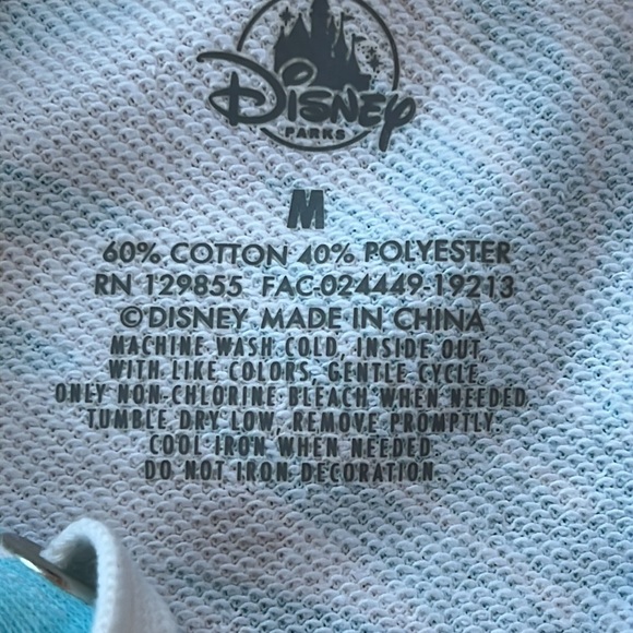 Disney Parks Stitch Hoodie Sweatshirt M - Picture 6 of 6
